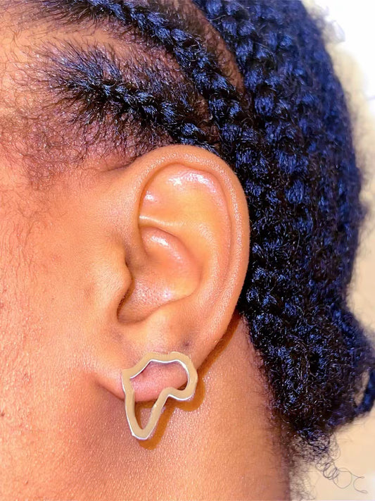 Boucles d’oreilles - "Héritage"Contour d’Afrique - Elégance et Identité
