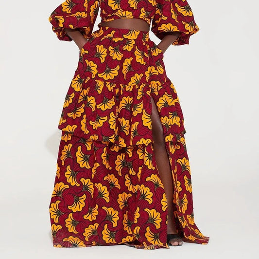 Jupe longue Afiyah Africain