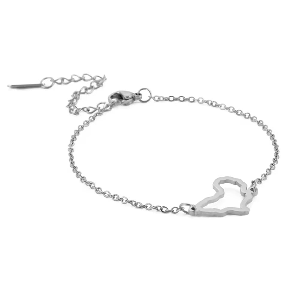Bracelet "Héritage" – Contour Carte d'Afrique