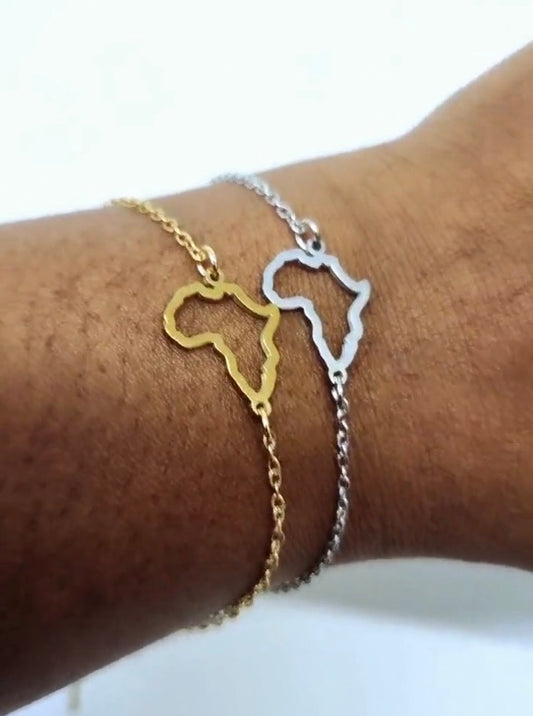 Bracelet "Héritage" – Contour Carte d'Afrique