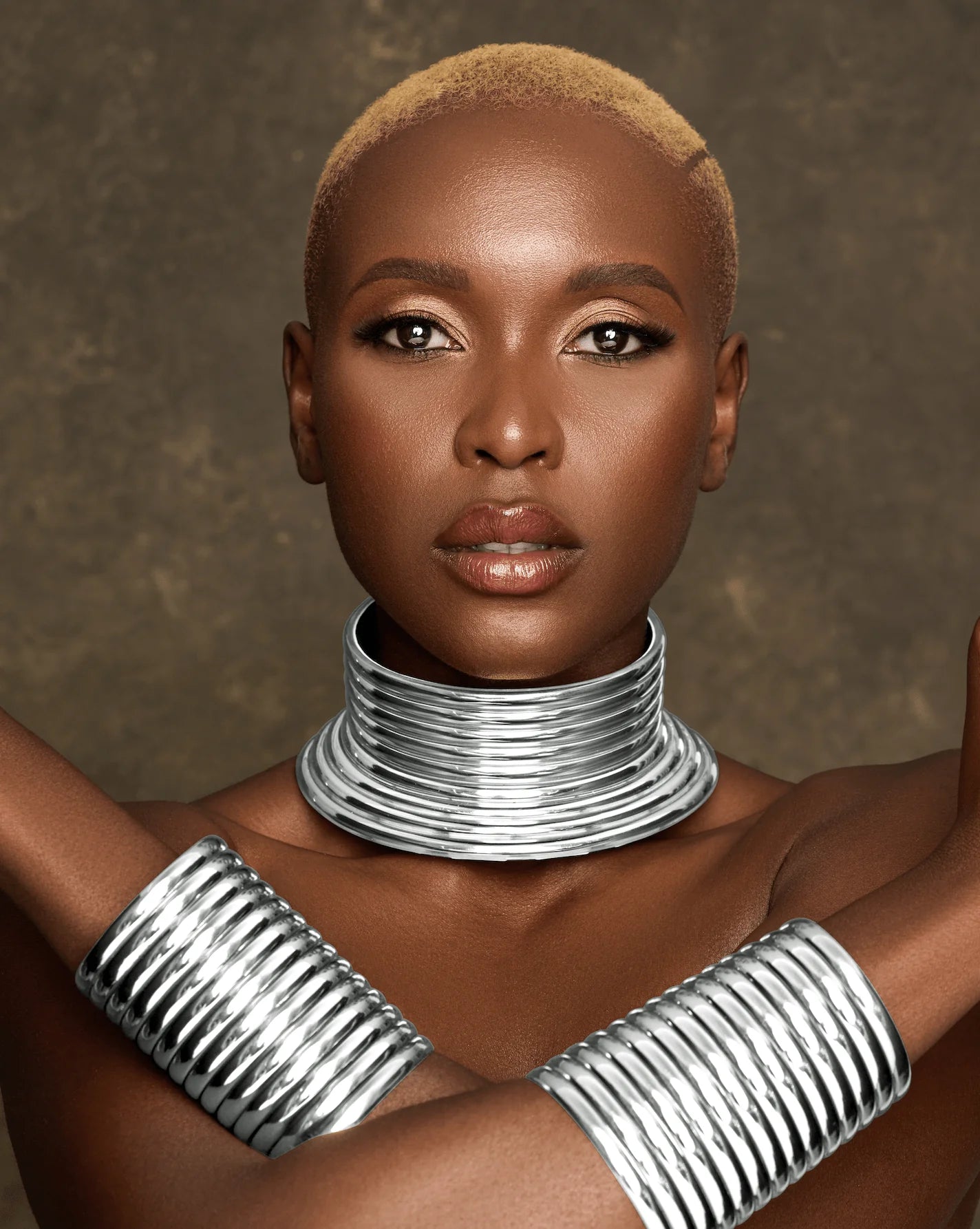Ensemble ras du cou Ndébélé N-  Inspiration Ndebele