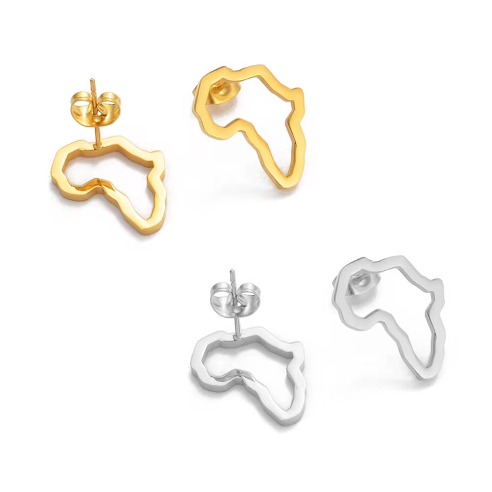 Boucles d’oreilles - "Héritage"Contour d’Afrique - Elégance et Identité