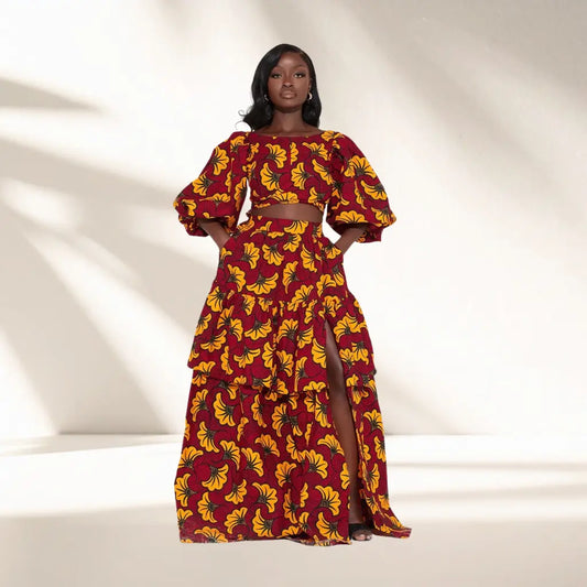 Jupe longue Afiyah Africain