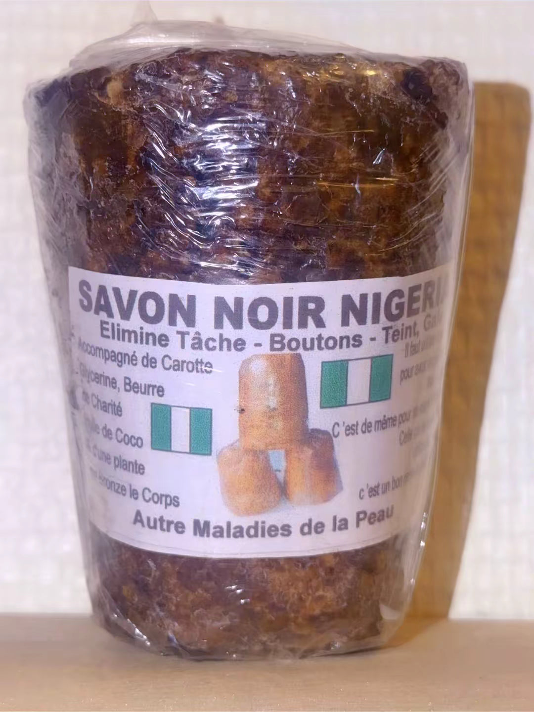 Savon noir du Nigeria brut et authentique ( Nigeria black soap)